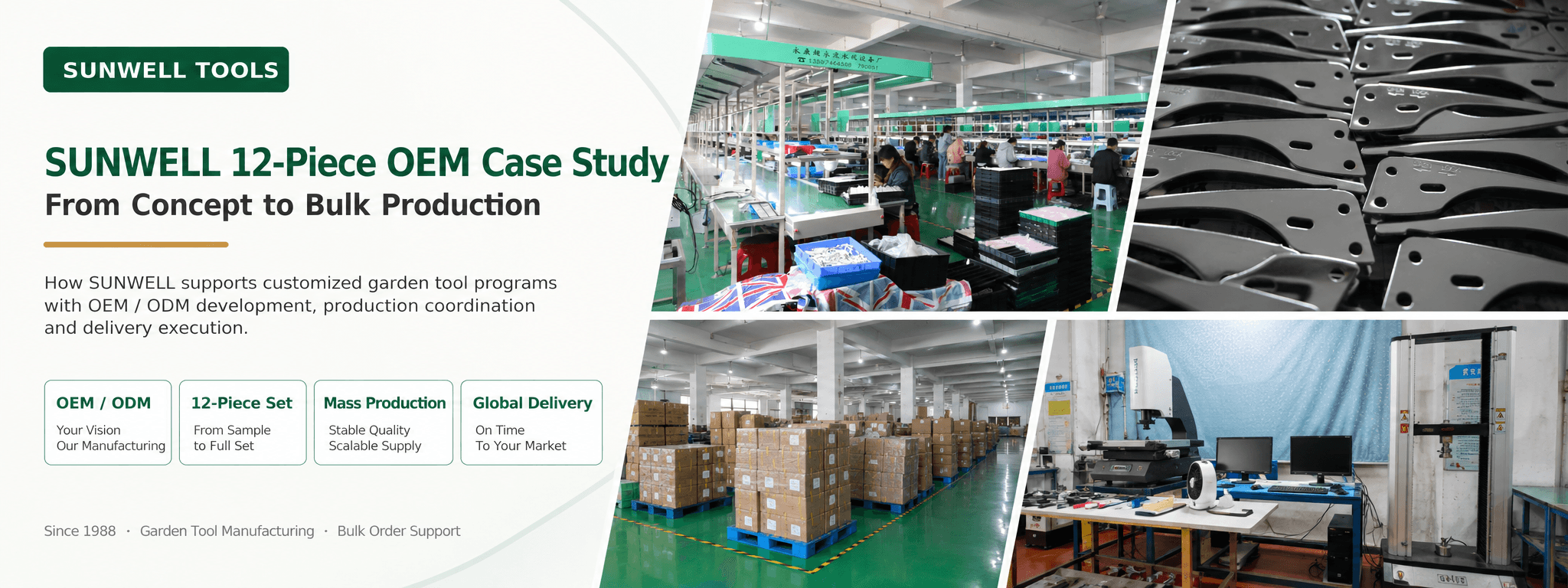 Garden Tool OEM Case Study: Building a Custom 12-Piece Set for a European Retailer