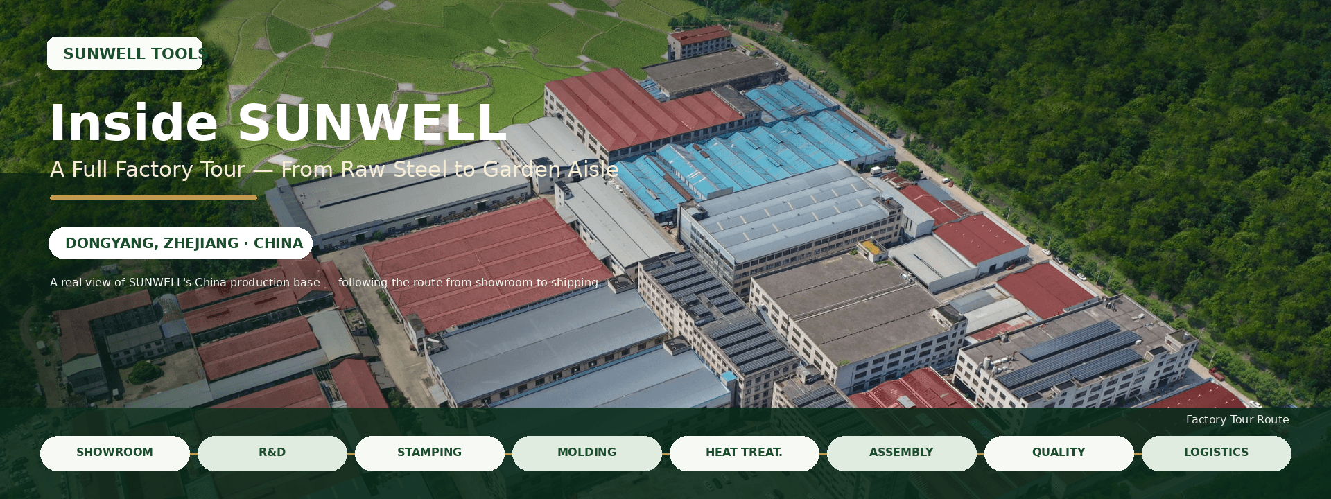 Garden tool factory tour sunwell