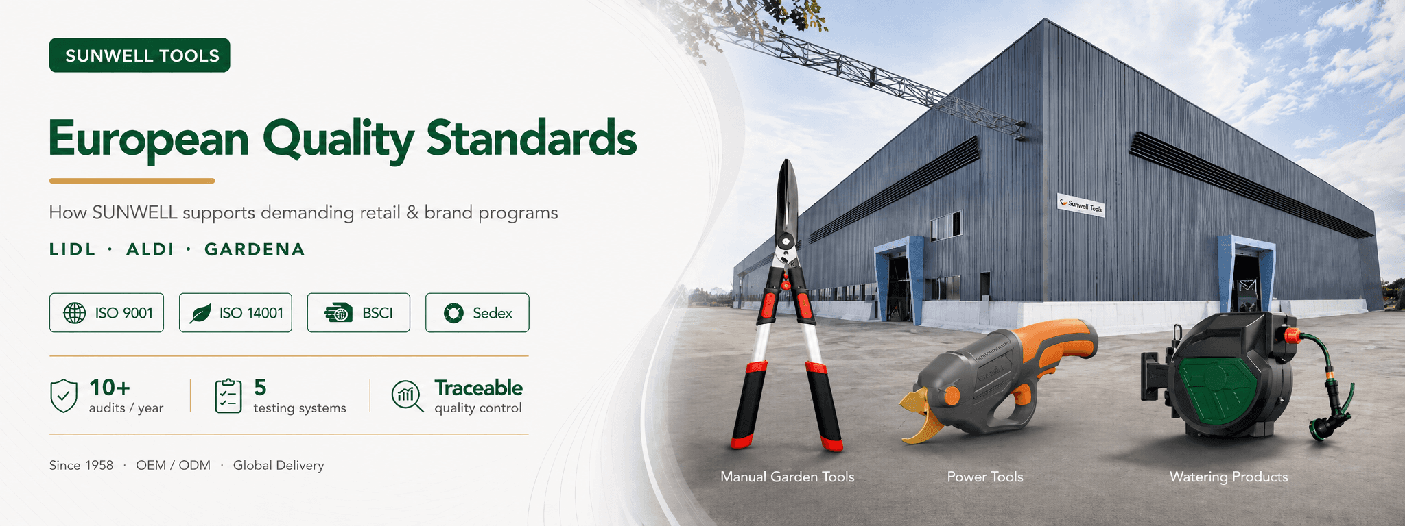 How We Serve LIDL, ALDI & GARDENA: Quality Standards Explained