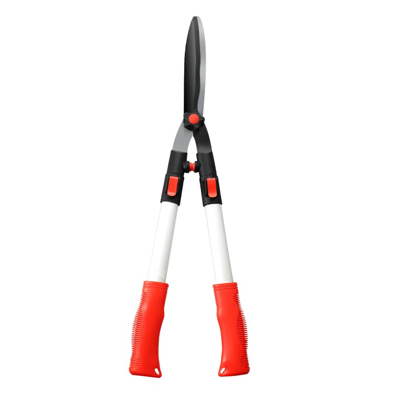 HA1814R-10 Telescopic Hedge Shear 50# Carbon Steel Blade ILAFLON Aluminum Handle | Sunwell Tools