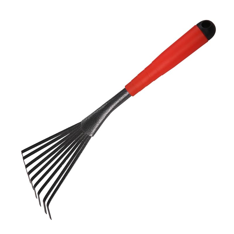 K718N Professional Carbon Steel Garden Hand Rake Heat Treated | Sunwell Tools
