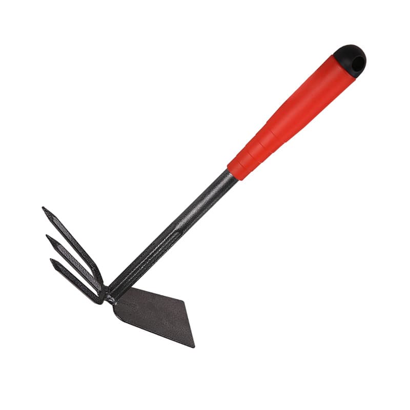 K718F Professional Carbon Steel 3-Tine Garden Hand Cultivator 16.5" | Sunwell Tools