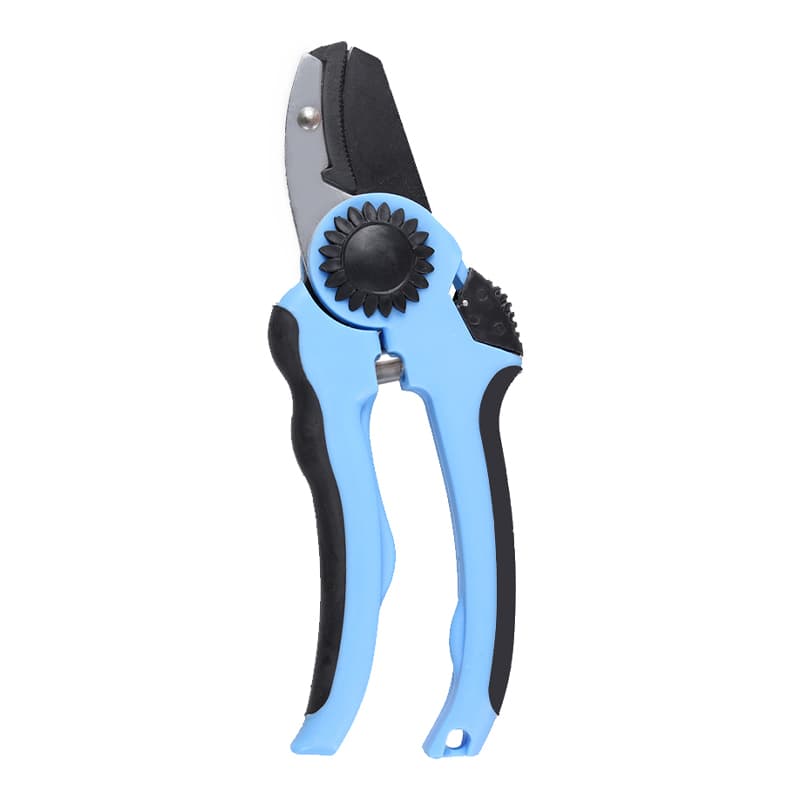 HC114 Bypass Pruning Shear 8.5" | High Carbon Steel, Anti-Rust, PP+TPR Handle | Sunwellco Tools