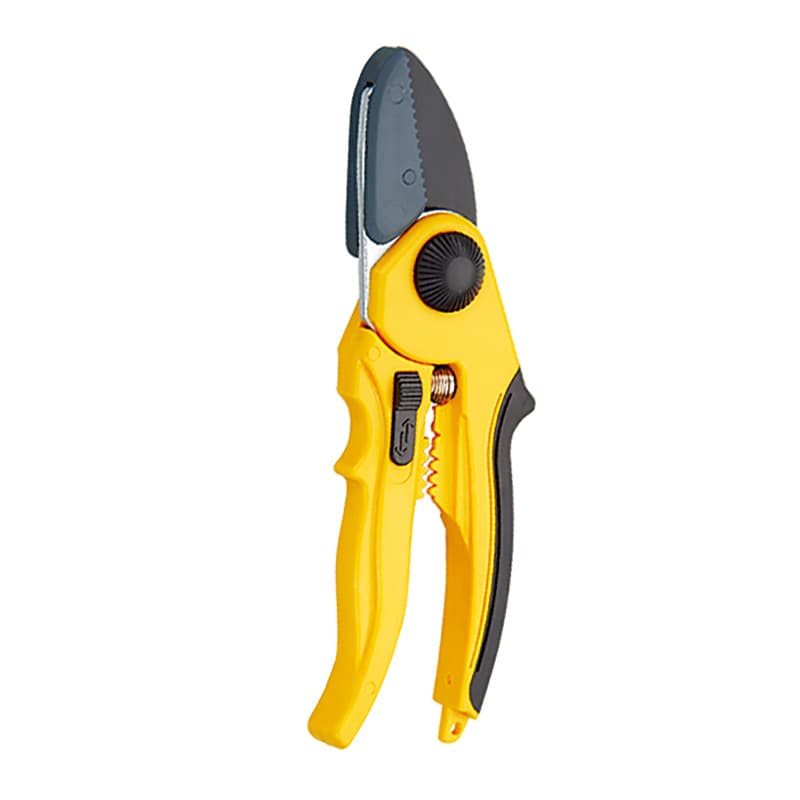 HC006 Bypass Pruning Shear 8.5" | 65Mn Heat Treated Steel, 256g, PP+TPR Handle | Sunwellco Tools