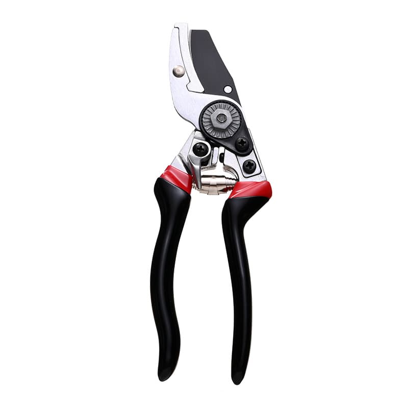 HC125 Anvil Pruning Shear | 65Mn HRC52 Ilaflon Coated, Chrome Plated Blade, PVC Handle | Sunwellco Tools