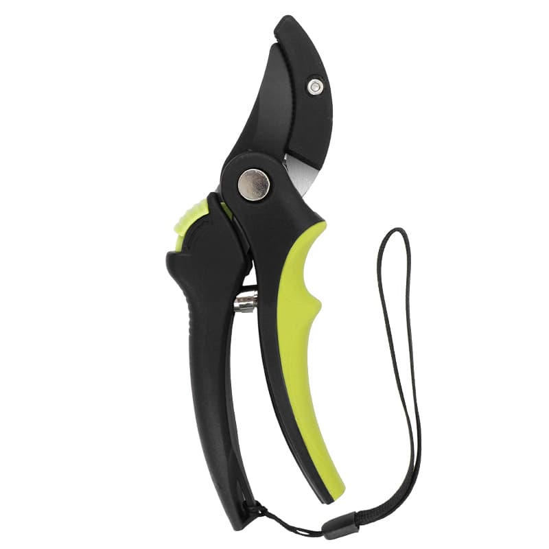 HC167 Anvil Pruning Shear 8" | High Carbon Steel, Ilaflon Coated, Wrist Strap | Sunwellco Tools