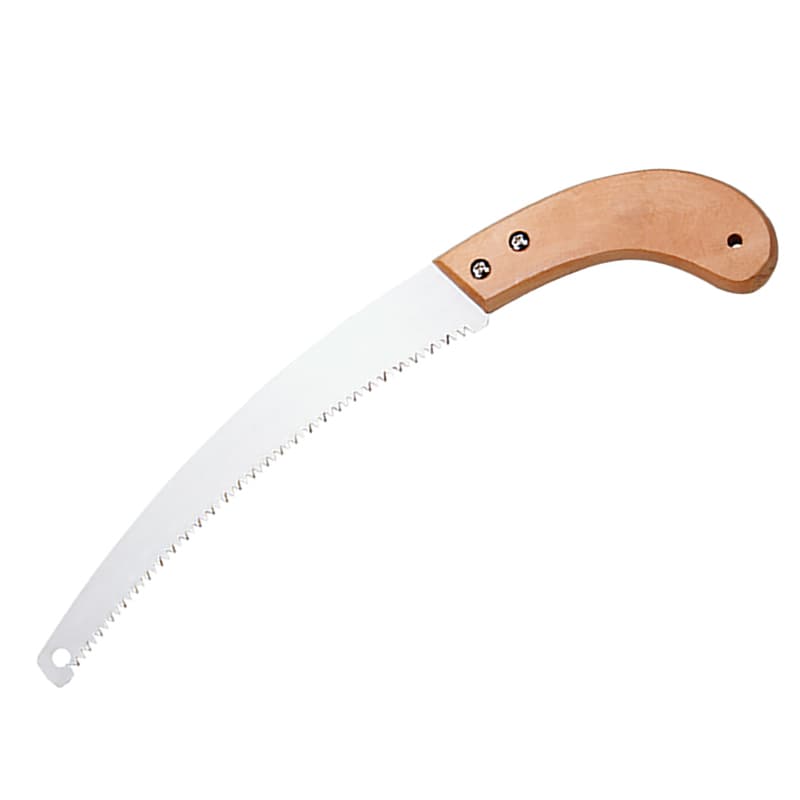 HS 2001W Curved Pruning Saw | 14" High Carbon Steel Blade with Hardwood Handle | Sunwellco Tools