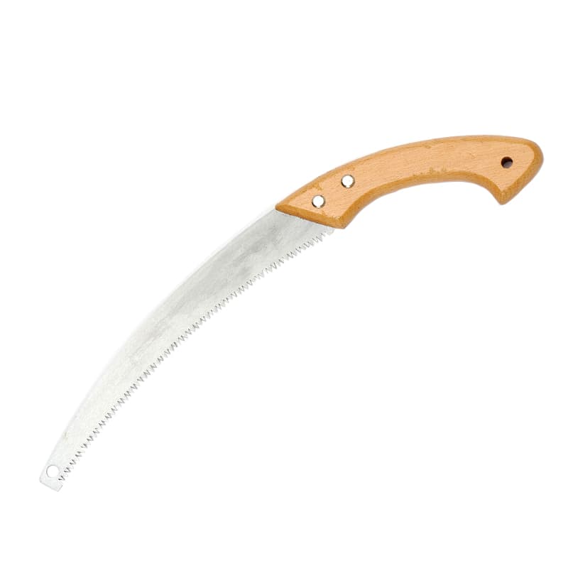 HS 3004 Curved Pruning Saw | 14" High Carbon Steel Blade with Hardwood Handle | Sunwellco Tools