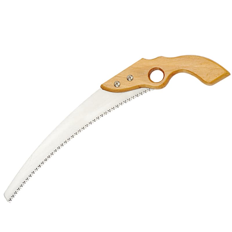 HS 3008 Curved Pruning Saw | 14" High Carbon Steel Blade with Hardwood Grip | Sunwellco Tools