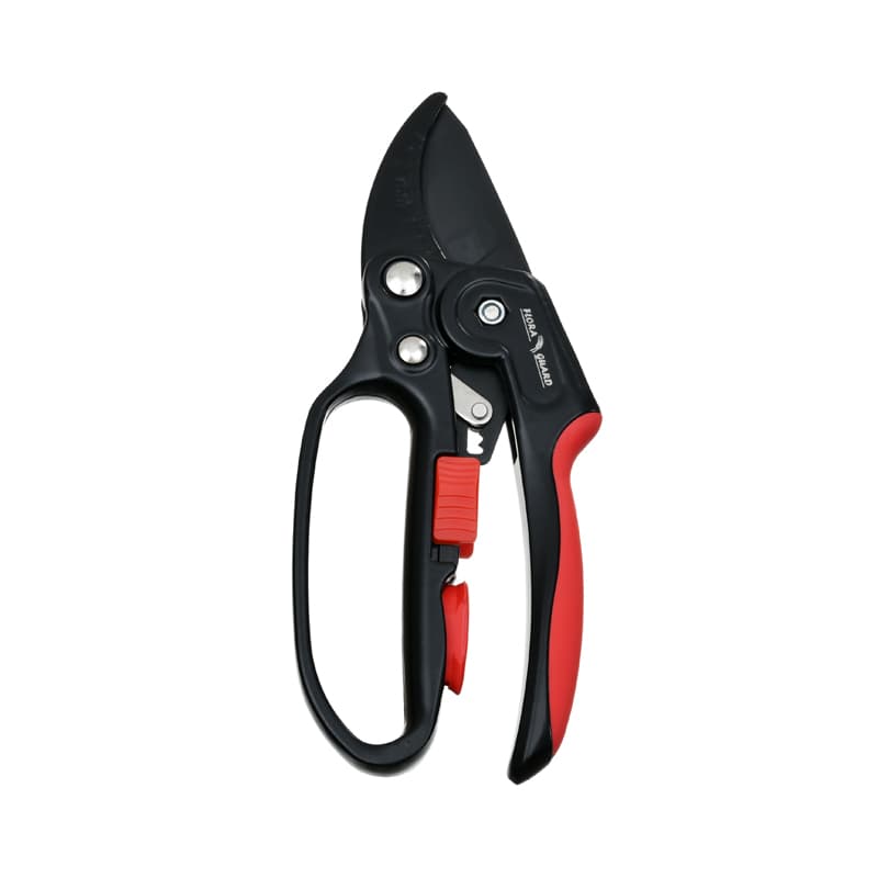 HC197 Ratchet Pruner 2cm Cut SK5 Blade Ilaflon Aluminum+TPR Handle | Sunwell Tools