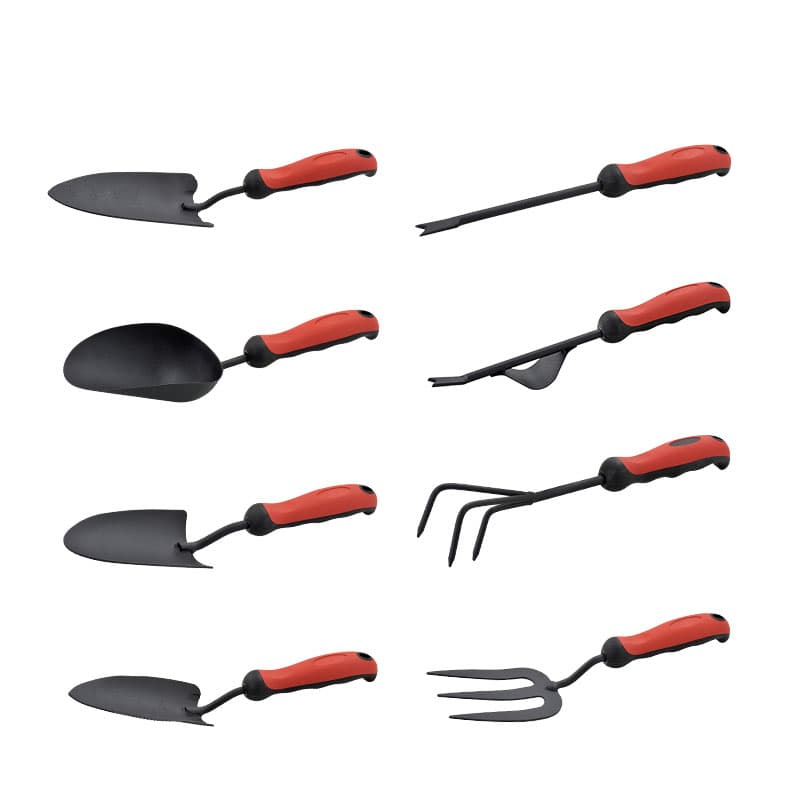 K603 Garden Hand Tool Set Carbon Steel Trowel Cultivator Pruner Aluminum Handle | Sunwell Tools