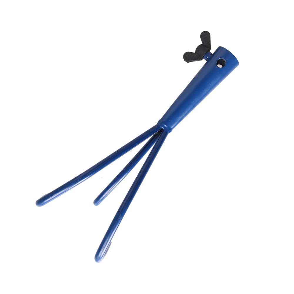 K1041 Garden Rake Head 3-Tine C45 Steel A3 Handle 26cm Custom Logo | Sunwell Tools