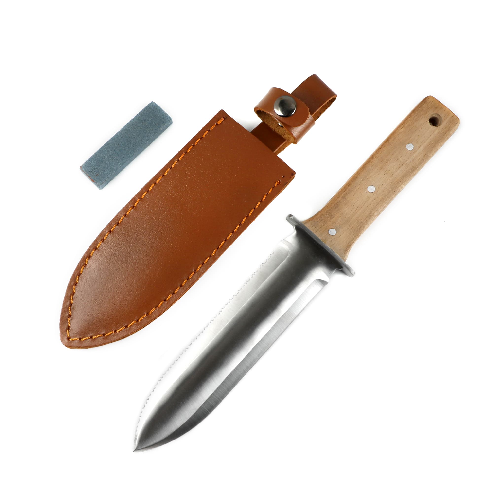 GK150 Garden Knife Stainless Steel Wood Plastic Handle Industrial Grade Custom Logo | Sunwell Tools