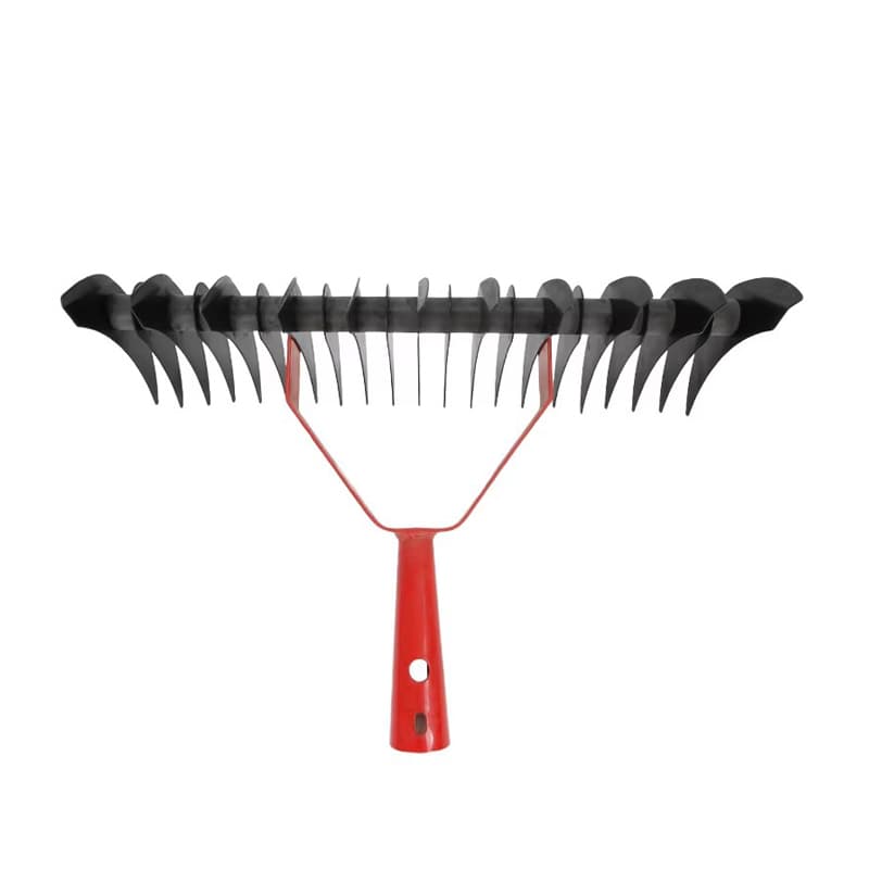 MST061 Grass Exhauster Rake 21-Tine High Carbon Steel 35cm Metal Custom Logo | Sunwell Tools