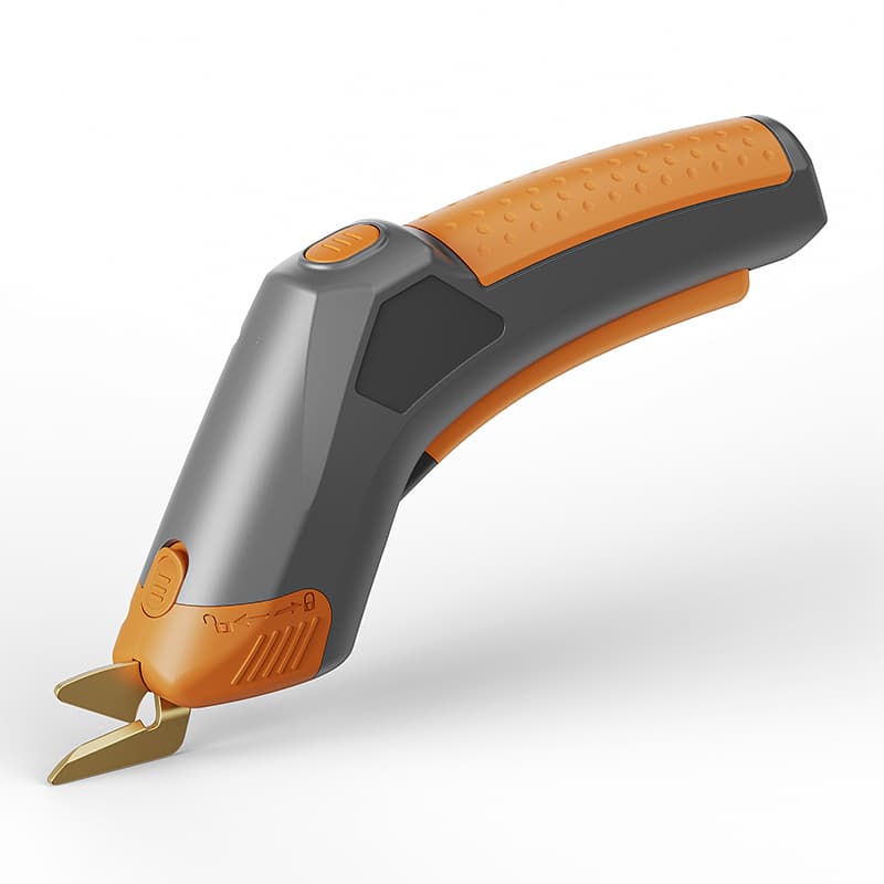 ES-039 Electric Scissors Orange 3.7V SK5 Blade 10mm Cutting Cordless Ambidextrous | Sunwell Tools