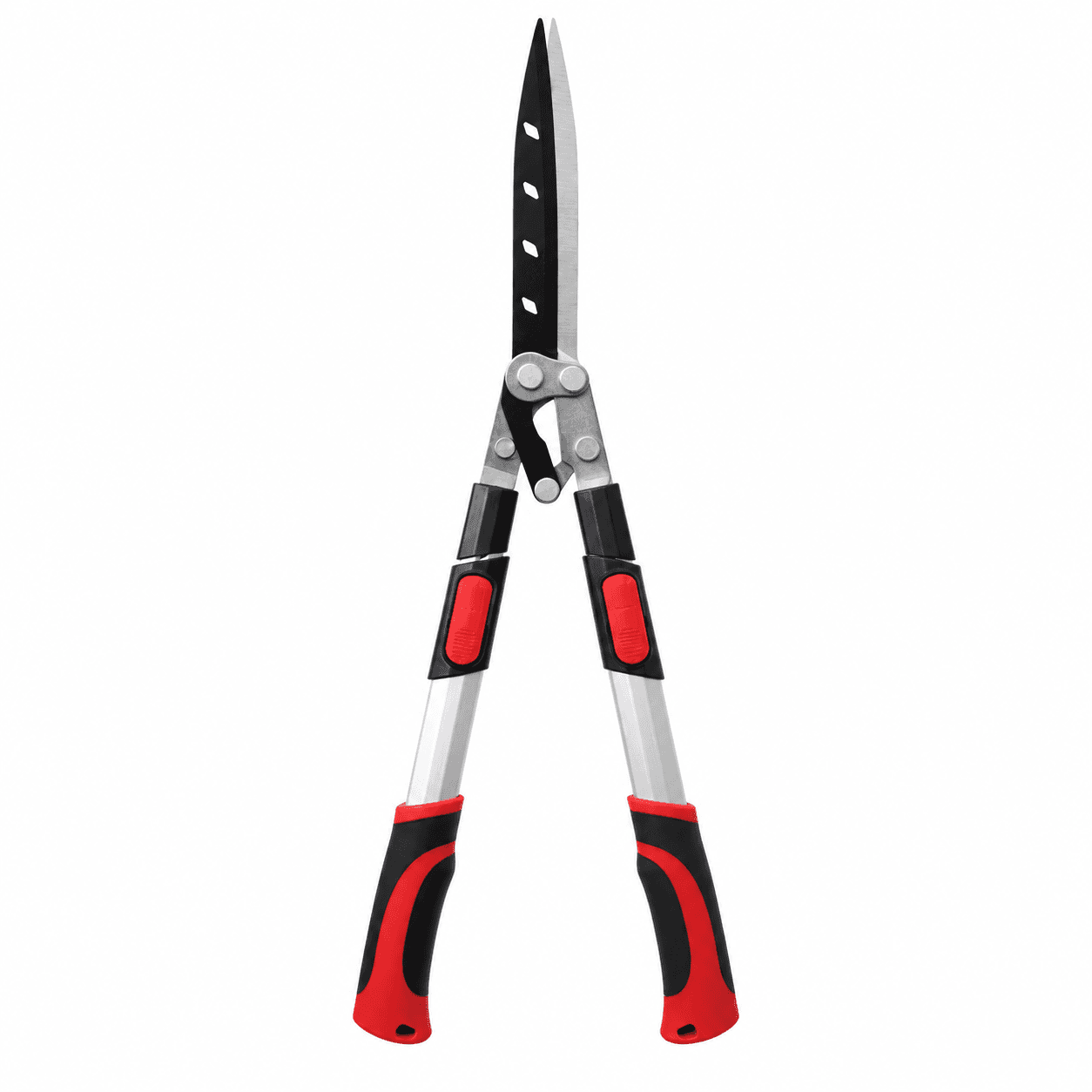HA6819R-3 69-85cm Telescopic Octagonal Tube Hedge Shear 50# Carbon Steel ILAFLON Blade | Sunwell Tools