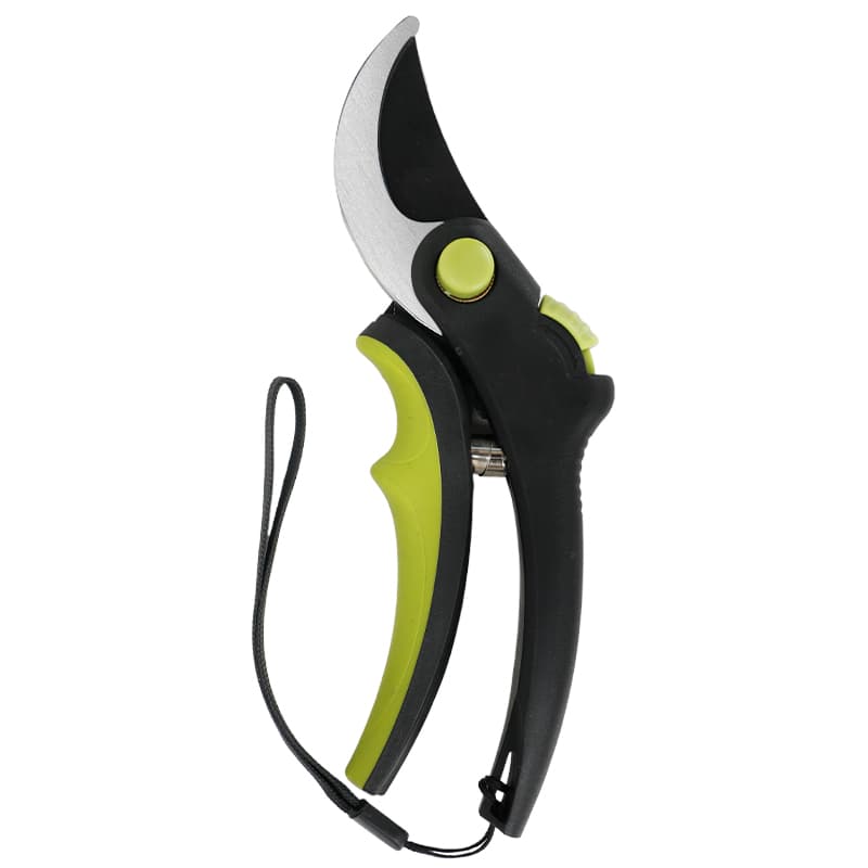 HC166 Bypass Pruning Shear 8" | High Carbon Steel, 2cm Cutting Capacity, Wrist Strap | Sunwellco Tools